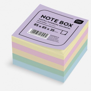 Kostka papierowa kolorowa 85x85x35 mm, Kostki, Papier i etykiety