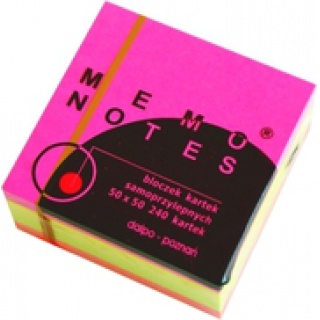 NOTES KOSTKA MINI 50x50 240k INTENSYWNA, Kostki, Papier i etykiety