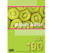 PAPIER A4 /100/ CZERWONY, Papier do kopiarek, Papier i etykiety