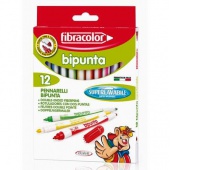Pisaki DOUBLE POINT x12 w pud., Flamastry, Artykuły szkolne