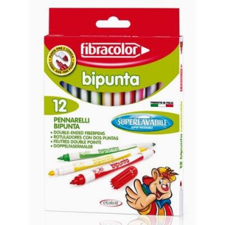 Pisaki DOUBLE POINT x12 w pud., Flamastry, Artykuły szkolne