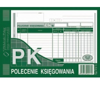 Polecenie księgowania, Druki, Papier i etykiety