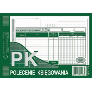 Polecenie księgowania, Druki, Papier i etykiety