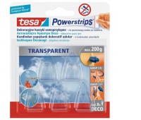 PLASTRY SAMOP. 8szt+HACZYKI 5szt TESA POWERSTRIP, Haczyki, Prezentacja