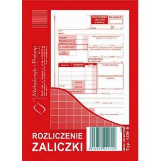 Rozliczenie zaliczki, Druki, Papier i etykiety