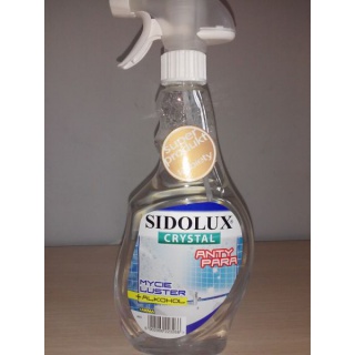SIDOLUX PŁYN CRYSTAL DO SZYB 500ml, Środki czyszczące, Artykuły higieniczne i dozowniki