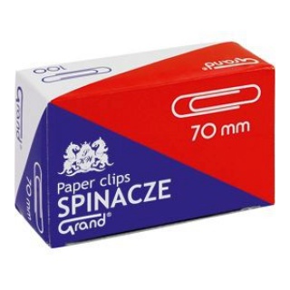 SPINACZ BIUROWY GRAND R-70 /1 OP-50szt, Spinacze, Drobne akcesoria biurowe