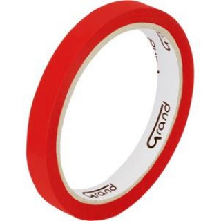 TAŚMA KOLOROWA GRAND 12mm/50m CZERWONA, Taśmy specjalne, Drobne akcesoria biurowe