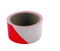 TAŚMA OSTRZEGAWCZA 48mm/50m BIAŁO-CZERWONA, Taśmy specjalne, Drobne akcesoria biurowe