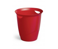 TREND KOSZ NA ŚMIECI 16L. CZERWONY, Kosze plastik, Wyposażenie biura