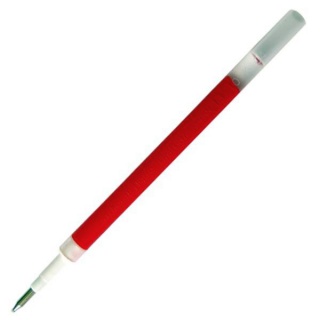 wkład UMR-87 do długopisu żelowego UMN-207, UMN-152, czerwony, Uni, Żelopisy, Artykuły do pisania i korygowania