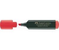 ZAKREŚLACZ 48 CZERWONY FABER-CASTELL, Textmarkery, Artykuły do pisania i korygowania