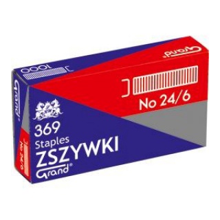 ZSZYWKI GRAND 24/6 1op-1000sztuk, Zszywki, Drobne akcesoria biurowe