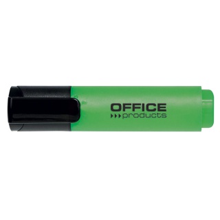 Zakreślacz fluorescencyjny OFFICE PRODUCTS, 2-5mm (linia), zielony, Textmarkery, Artykuły do pisania i korygowania