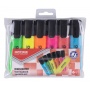 Zakreślacz fluorescencyjny OFFICE PRODUCTS, 2-5mm (linia), 6szt., mix kolorów, Textmarkery, Artykuły do pisania i korygowania