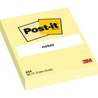 Post-it® Notes Canary Yellow™, 1 Pad, 51 mm x 76 mm