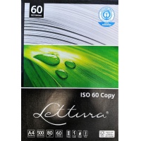 Papier ksero A4 Lettura ISO60 80g - ekologiczny, niebielony, Papier i etykiety, Papier do kopiarek